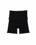 Knitted mini shorts