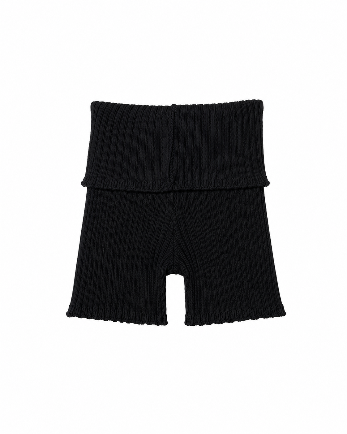 Knitted mini shorts